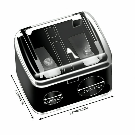 EXLEAF 2026 New Make Up Pencil Sharpener Lip Liner Pencil Sharpener Cosmetic Pencil Sharpener Colored Cosmetic Lip Pencil Sharpener Hand Pencil Sharpener for Eyeliner Lip Liner Pencils