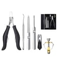 thumbnail image 1 of EXLEAF 2026 New Mens Grooming Kit Heavy Duty Nail Clippers Mens Gift Set Professional Toenail Clippers Nail Care Kit for Women Black Style 9, 1 of 7