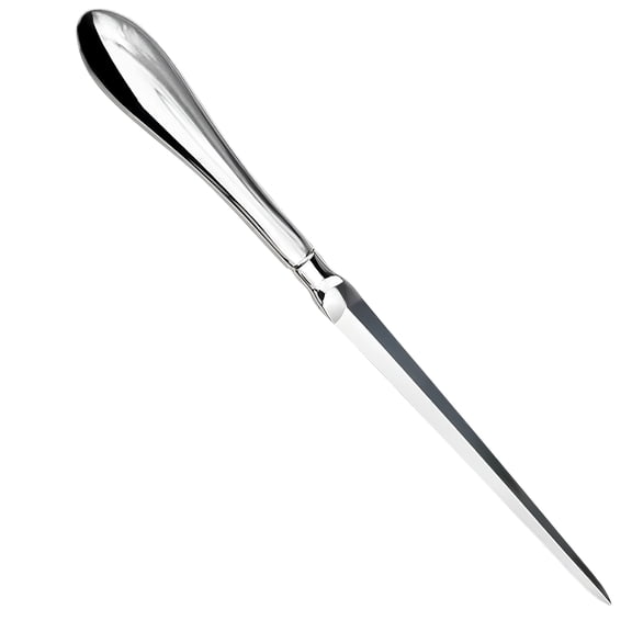 EXLEAF 2026 New Metal Letter Opener&Envelope SlitterErgonomic Grip HandleOffice School&Home Paper-Cutting ToolSleek Envelope Opener-Letter Opener Envelope Slitter for Office,School,Home