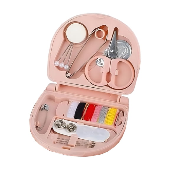 EXLEAF 2026 New Mini Travel Sewing Kit Portable 12.5X7Cm Emergency Repair Set with Scissors,Threads,Needles for Travel/Home for Travel,Camping,Home,Office(Lightweight&Durable)
