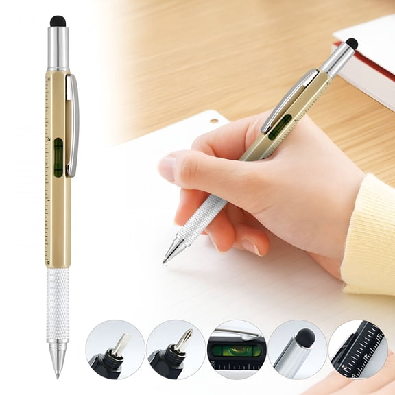 EXLEAF 2026 New Multitool Pen Gifts for Men,6 in 1 Multitool Pen Set,Cool Tech Gadgets Stocking Stuffer Holiday Christmas Gifts for Dad,Husband,Grandpa,Him for Office, Home, Travel, Camping, Handyman