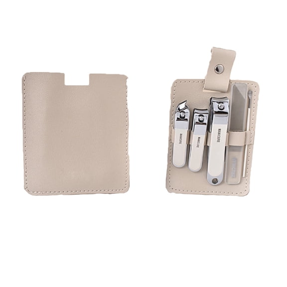 EXLEAF 2026 New Nail Clippers 5-In-1 Nail Clipper Set with Built-In Nail Catcher Nail File for Easy Grooming Angled Nail Cutter for Dead Skin and Hangnails for Home Travel Salon