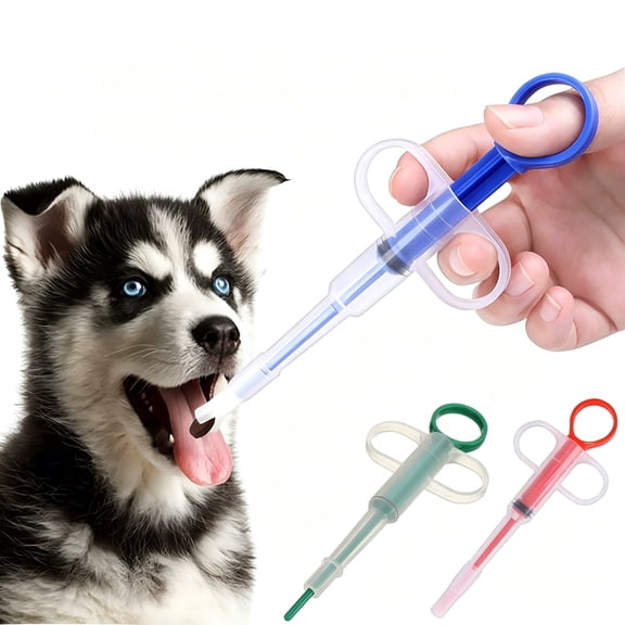 EXLEAF 2026 New Pet Pill Dispenser for Dogs and Cats, Soft Tip Syringe for Small Pets, for Medication, Easy Dosing, Pet Care, Stress-Free Feeding, Safe Administration.
