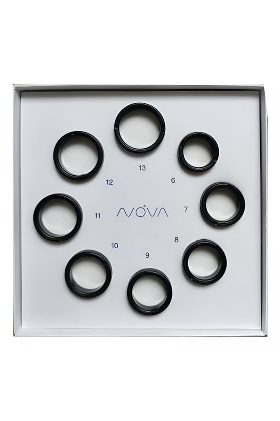 2026 New Plastic Ring Sizing Kit Set for Measuring Finger Size, 8-Piece Kit for Jewelry Making,Gift,Diy,Repair,Shopping Black Material Jewelry Sizing Tool for Accurate Measurement