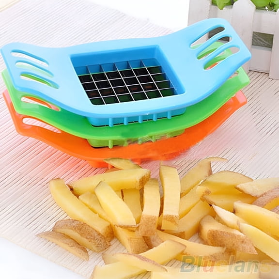 EXLEAF 2026 New Potato Cutting Multi-Function French Fry Potato Cutter Slicer Chopper Chipper Potato Cutting Device,Stainless Steel French Fry Cutter,Vegetable Chopper,Potato Slicer
