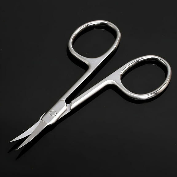 EXLEAF 2026 New Professional Fingers Toe Nail Scissors Curved Cuticle Nail for Home,Salon,Travel
