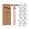 thumbnail image 1 of EXLEAF 2026 New Razors for Men,Classic Razor Design Safety Razor,Double-Sided Blade Precise Shaving Single Blade Razor,Style1 for Daily Shaving, Facial Grooming, Smooth Finish, Sensitive Skin Care, 1 of 6