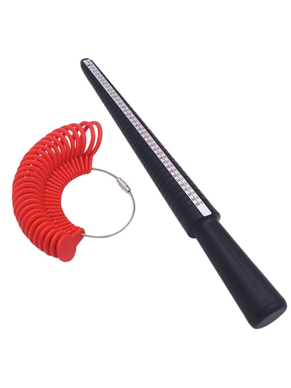2026 New Ring Size Stick Mandrel Finger Gauge Ring Sizer Set Measuring Sizes Jewelry Tool for Jewelry Making, Resizing, Crafting, Store Use.