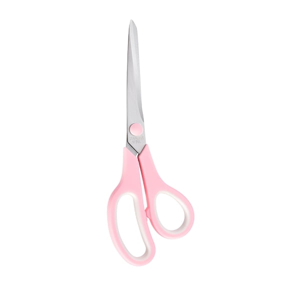 EXLEAF 2026 New Scissors,Rubber Stainless Steel Macarons Color Design Scissors Office Supplies Color Student Stationery Scissors