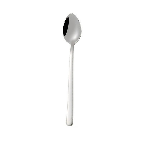 EXLEAF 2026 New Serrated Edge Spoon,Rust-Resistant Dessert Spoon,Versatile Kitchen Tool Stainless Steel Spoon for Dessert,Eating,Fruit,Salad,Kitchen Use