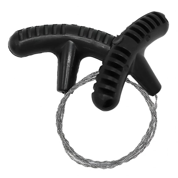 EXLEAF 2026 New Stainless Steel Cable Saw Hand Pocket String Rope Saw with Handle Ergonomic Grip Portable Emergency Survival Saw Pvc Pipe Cutting Tool