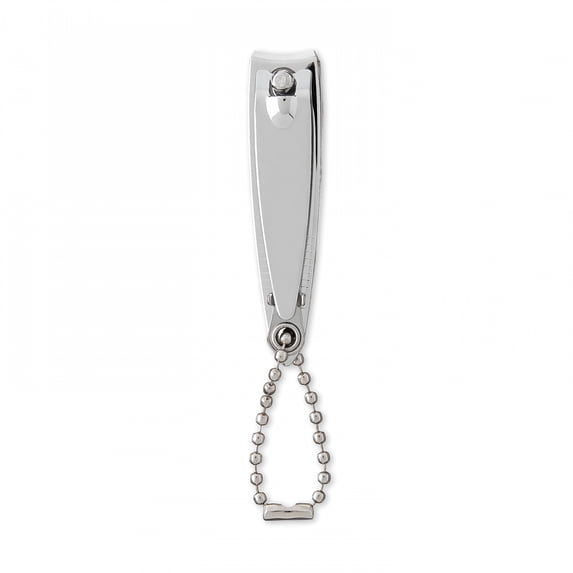 EXLEAF 2026 New Stainless Steel Curved Fingernail Clipper with File and Chain Fingernail Clippers for Everyday Use for Home, Travel, Salon, Personal Care,1 Count