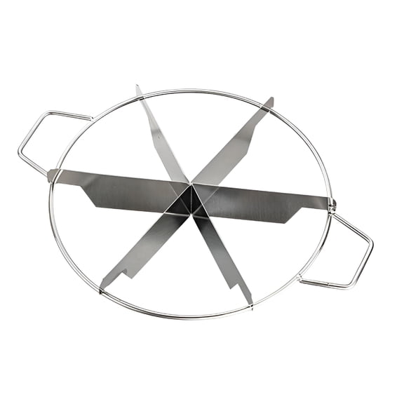 EXLEAF 2026 New Stainless Steel Pie Cutter 6-Slice Pie Cutter Creates Beautifully Uniform Slices of Pie,Pancake Pizza Cutter Cake Slicer Stainless Steel Cake Divider Splitter Kitchen Tools,10-Inch