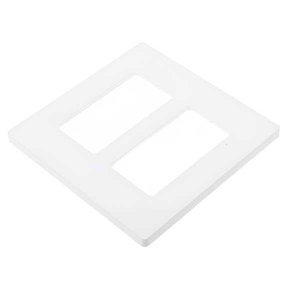 EXLEAF 2026 New Switch Socket Panel Light Switch Covers Double Outlet Cover Plate Wall Plate Cover for Living Rooms, Bedrooms, Kitchens, Offices, Hallways, Home Renovations.