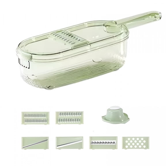EXLEAF 2026 New Vegetable Chopper,Vegetable Slicer,Onion Chopper with Container,Mandoline Slicer for Kitchen,Pro Food Chopper,Cheese Grater,Veggie Slicer for Cooking & Meal Prep,Slicer Dicer Cutter