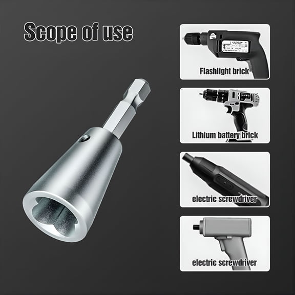 EXLEAF 2026 New Wire Twisting Tool Wire Twister Wire Connector Wire Twisting Tool Wire Stripper Tool Wire Twister Tool for Drill Wire Stripping and Twisting Tool for Power Drill Cable,Silver