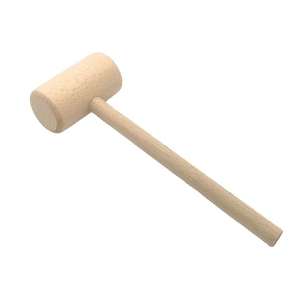 EXLEAF 2026 New Wooden Crab Mallet Seafood Lobster Shellfish Cracker Hardwood Hammer Portable Kitchen Tool for Seafood, Shellfish, Lobster, Crab, Kitchen Use, Dining.