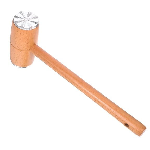 EXLEAF 2026 New Wooden Dual-Sided Meat Mallet Kitchen Meat Tenderizer Meat Flattening Hammer Tool for Kitchen,Bbq,Cooking with Long Handle