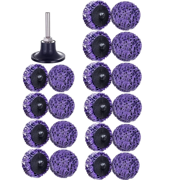 EXLEAF 21 Pcs 2" Quick Change Easy Strip Discs,Paint Stripping Wheel for Drill,Die Grinder Attachments for Strips Paint Paint Stripping Disc