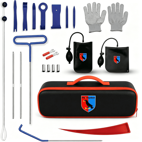EXLEAF 24 Pcs Stainless Steel Repair Tool Kit with Carry Bag