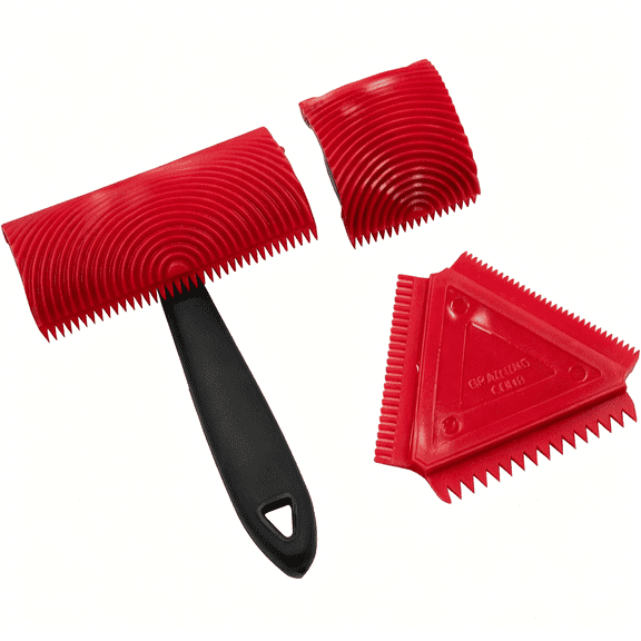 EXLEAF 3-Piece Wood Graining Set