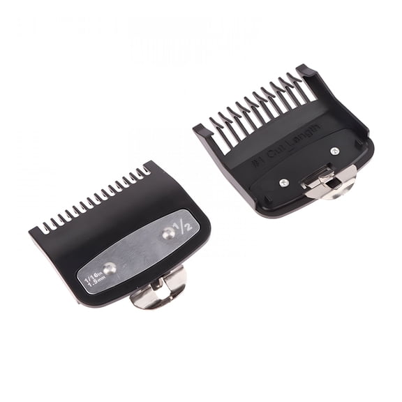 EXLEAF 3Pcs Hair Clipper Guards Guide Combs Trimmer Cutting Guides Styling Tools Attachment Compatible 1.5Mm 3Mm 4.5Mm Guards for Clippers