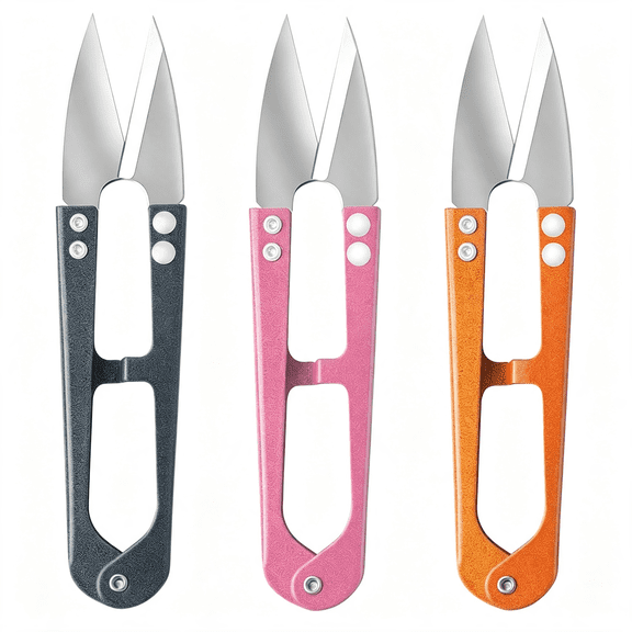 EXLEAF 4.1Inch Sewing Scissors(Pack of 3) Yarn Thread Cutter Small Snips Trimming Nipper - Great for Stitch, Mini Diy Supplies, Yarn Scissors Thread Snips
