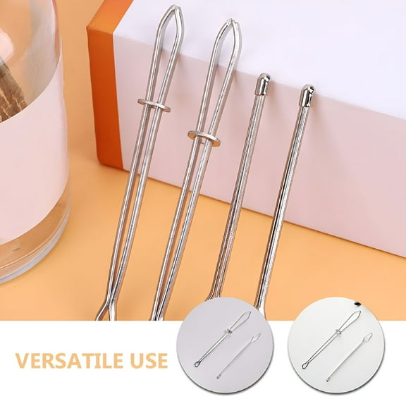 EXLEAF 4 Pcs Elastic Band Threader, Metal Drawstring Threading Tool for Sewing, Cord Rope Puller for Waistband Replacement, DIY Clothing Repair