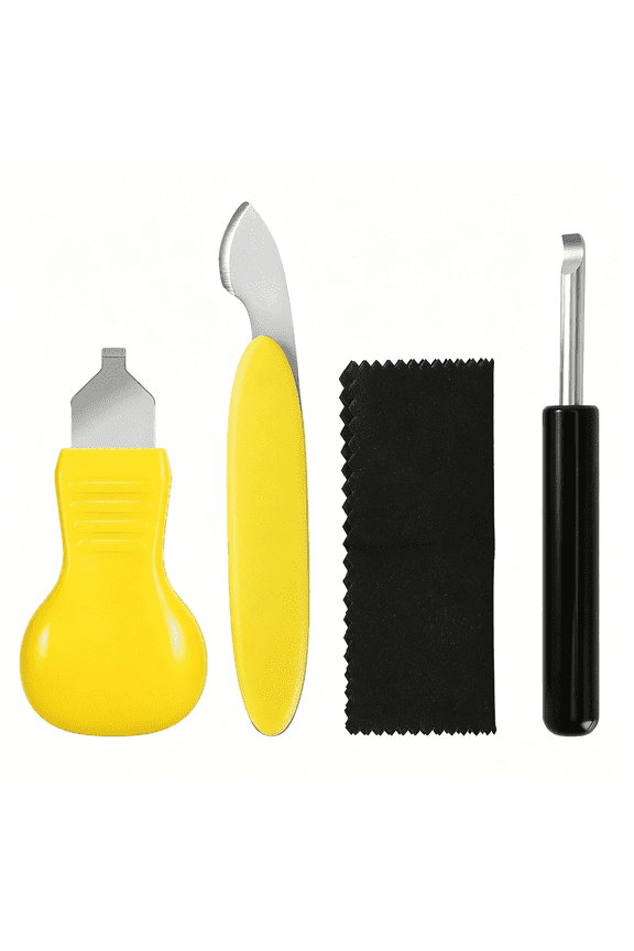 4 Pcs Watch Back Removal Tool,Pry Back Case Opener,Battery Replacement Set,Watch Repair Kits