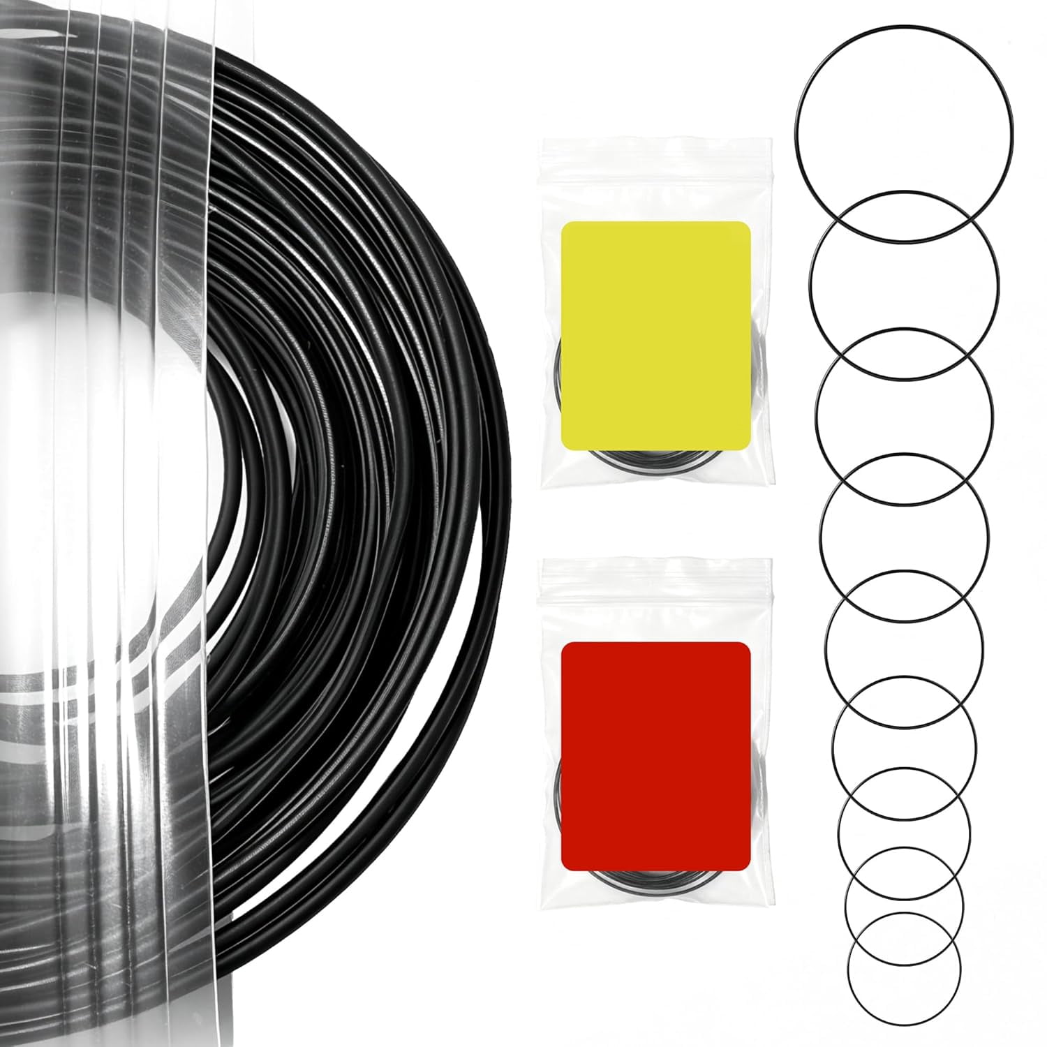 Ring Sizers Rings EXLEAF 44 Pcs O Ring Watch Gasket Kit,2 Sizes Rubber Seal O-Rings 13 ...