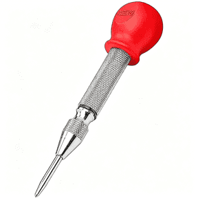 EXLEAF 5-Inch Automatic Center Punch for Metal,Adjustable Impact Spring Loaded Center Punch Tool,Spring Punch,Center Punch Spring Loaded,Auto Center Punch