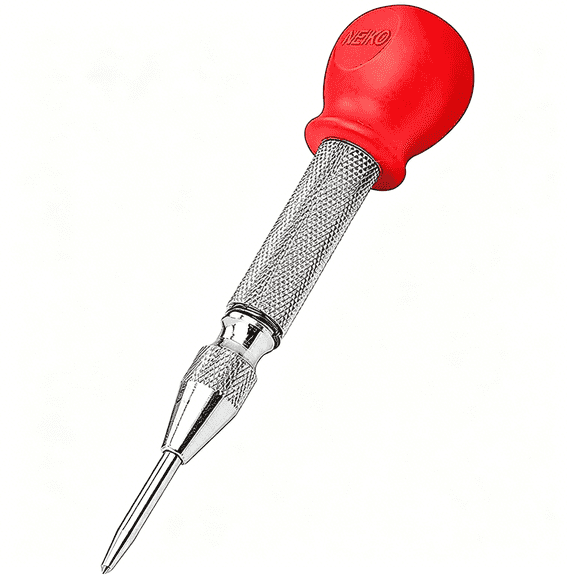 EXLEAF 5-Inch Automatic Center Punch for Metal,Adjustable Impact Spring Loaded Center Punch Tool,Spring Punch,Center Punch Spring Loaded,Auto Center Punch