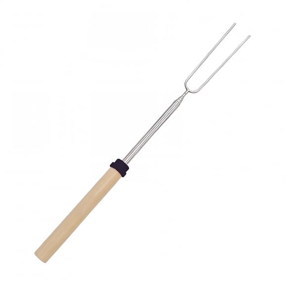 EXLEAF 5 Pack Marshmallow Roasting Sticks Extendable 32Inch Long Metal Barbecue Skewers for Grilling Set,Telescoping Smores Bbq Forks,Fire Pit Sticks for Hot Dogs,Camping,Bonfire