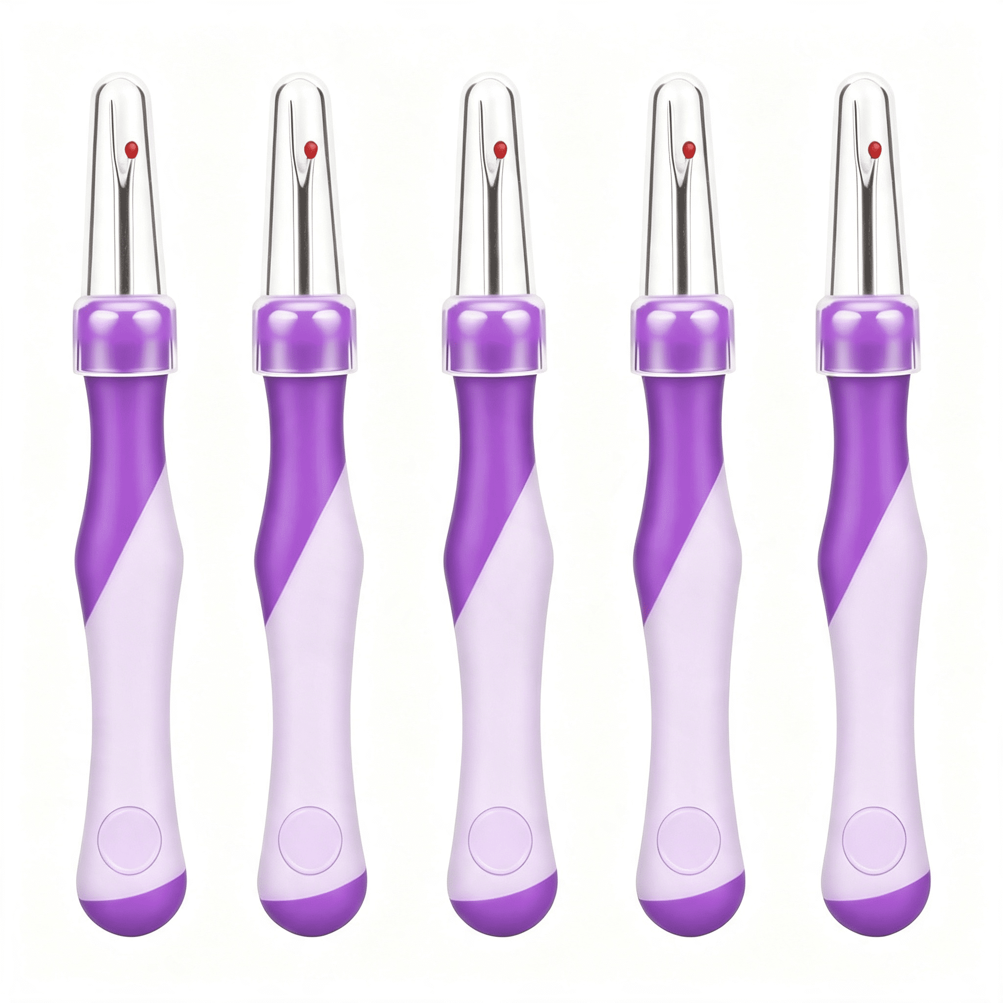Seam Ripper Textiles EXLEAF 5 Pack Needle and Thread Seam Ripper, Purple Stitch Ripper Set ...