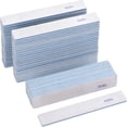 thumbnail image 1 of EXLEAF 50 Count Rectangle Nail Files for Acrylic Nails,80 Grit Coarse Nail File Reusable Emery Boards Manicure Tools, 1 of 7