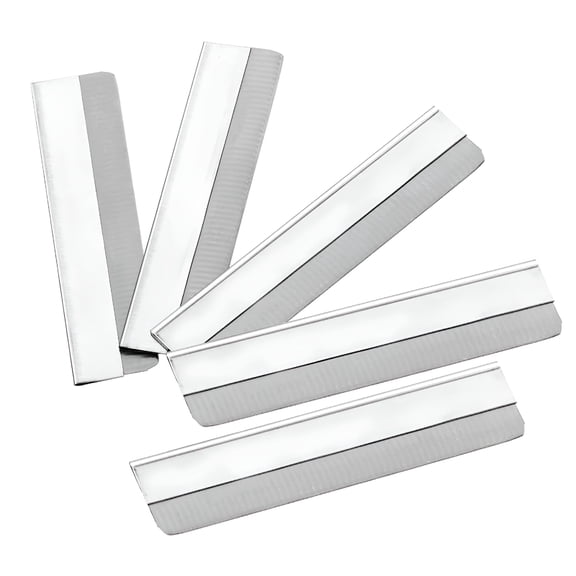 EXLEAF 50 Pcs Stainless Steel Straight Razor Blades, Single Edge Disposable Eyebrow Trimmer for Facial Hair Removal, Professional Brow Shaping Safety Razors for Men and Women