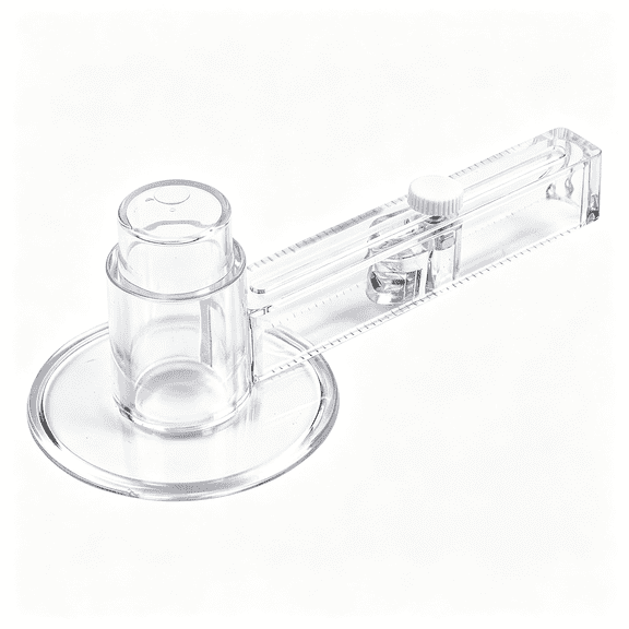 EXLEAF 58Mm/2.25" Clear Circle Cutter Button Maker Tools,Adjustable Multi-Size Badge Making Round Cutting Tool,Cutting Knife Photo Paper Model Circle (70-210Mm)
