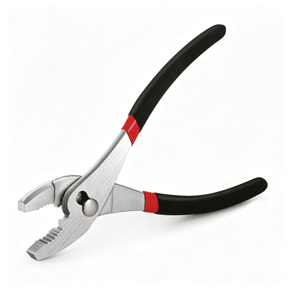 EXLEAF 6 Inch Slip Joint Pliers with Heavy Duty Carbon Steel and Comfortable Rubber Grip Handle,Rust Resistant Finish,Fine Grip Teeth in Front and Coarse Teeth in Back(6)