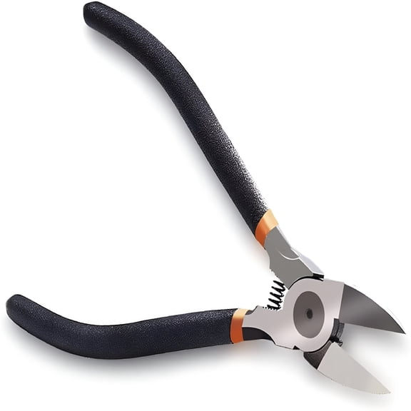 EXLEAF 6 Inches Wire Cutters Heavy Duty Snips Flush Cut Side Cutters Pliers Metal Cutting Tool for Crafting,Floral,Artificial Flowers,Chicken Wire,Electrical,1 Pack