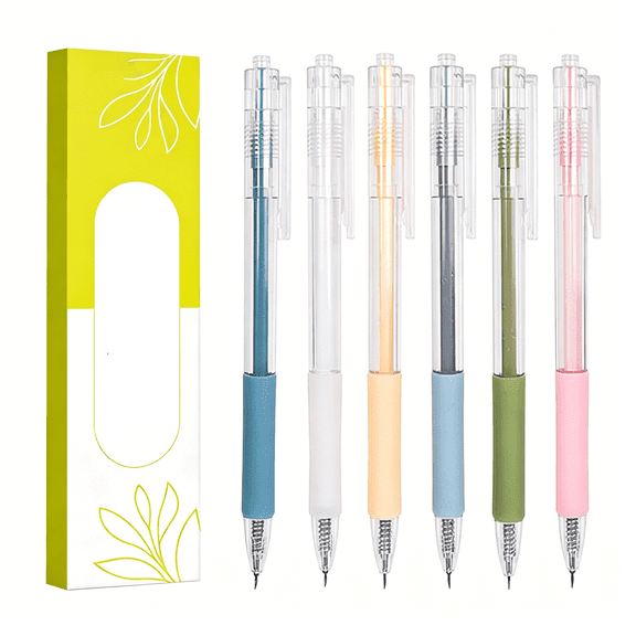 EXLEAF 6 Pack Retractable Craft Knife Pen Set Precision Hobby Cutting Tools for Paper Card Vinyl Scrapbooking Diy Art Detail Cutter with Assorted Colors Replaceable Blade Easy Control