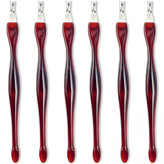 EXLEAF 6-Piece Professional Cuticle Trimmer Set,Cuticle Pusher And Knife,Sturdy Nail Art Tools for Removing Dead Skin