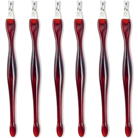 EXLEAF 6-Piece Professional Cuticle Trimmer Set,Cuticle Pusher And Knife,Sturdy Nail Art Tools for Removing Dead Skin
