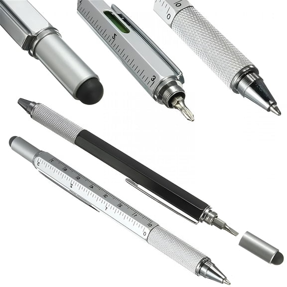 EXLEAF 6 in 1 Multitool Pen with Ruler and Level, Tech Tool