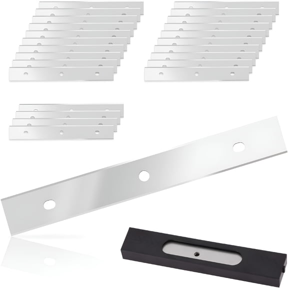 EXLEAF 6 inch Razor Blades Paint Scraper Replacement Stainless Steel Blades for Window Scrapers, Double Edged, Pack of 25
