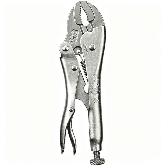 EXLEAF 7-Inch Curved Jaw Locking Pliers with Cutter (Vgp7Wr)