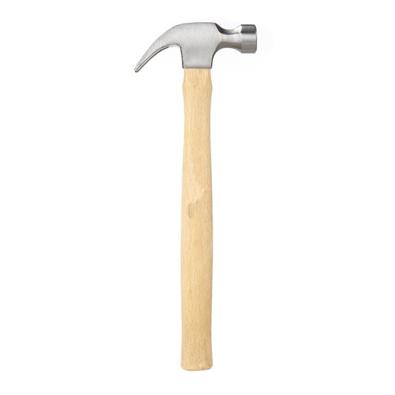 EXLEAF 7Oz Wood Handle Claw Hammer with Smooth Face Claw Hammer
