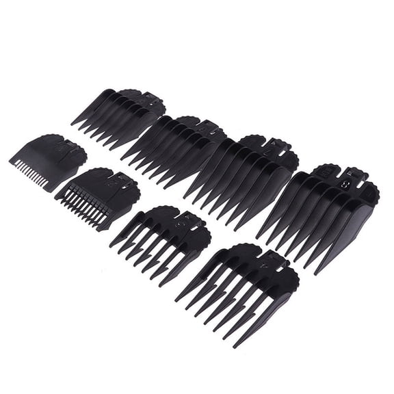 EXLEAF 8 Pcs Universal Hair Clipper Cutting Limit Comb Guide Attachment Replacement Tool Guards for Clippers