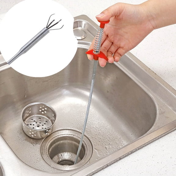 EXLEAF 80Cm Flexible Long Reach Pickup Claw Tool, Spring Loaded Retractable Claw Grabber Pickup Tool for Dropped Items in Narrow Spaces, 4-Claw Design