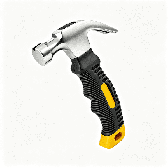 EXLEAF 8Oz Small Magnetic Claw Hammer Mini Hammer for Women&Kids, Camping Hammer, Stubby Tack Hammer