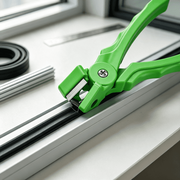 EXLEAF 90 Degree Angle Miter Shear Cutter,Rubber Strip Scissors,Epdm Bridge Cutting Tool for Aluminum Door Window Assembly,V-Notch Pliers Miter Shears